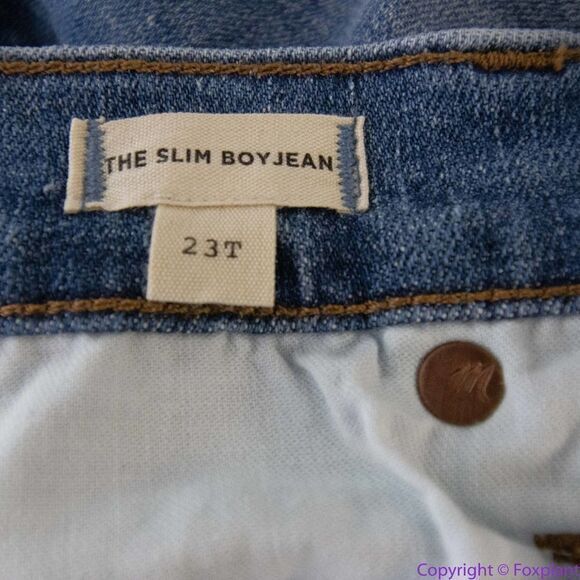 NEW Madewell The Tall Slim Boyjean in Mayberry Wash, 23T - Picture 12 of 16